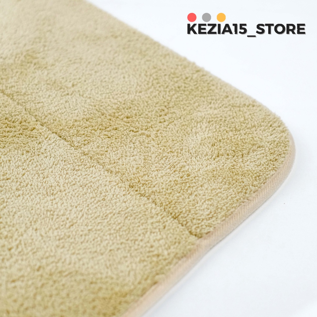 KESET RUMAH / KESET DAPUR / FLOOR MAT REAL MICROFIBER  40x60 400gsm BEST IMPORT QUALITY BATH MAT