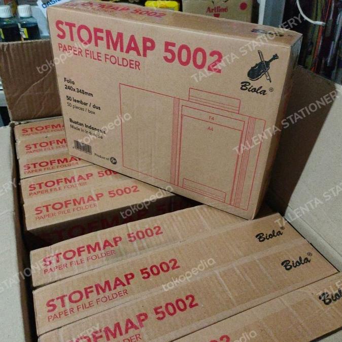 

stop map folio biola harga satu dus isi 50 lembar
