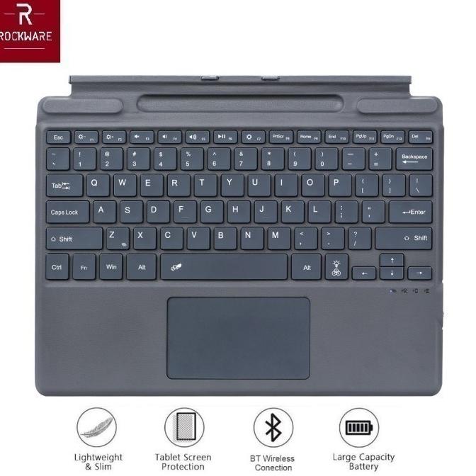 Rockware Rw-2089D - Bluetooth Keyboard For Surface Pro 8 - X