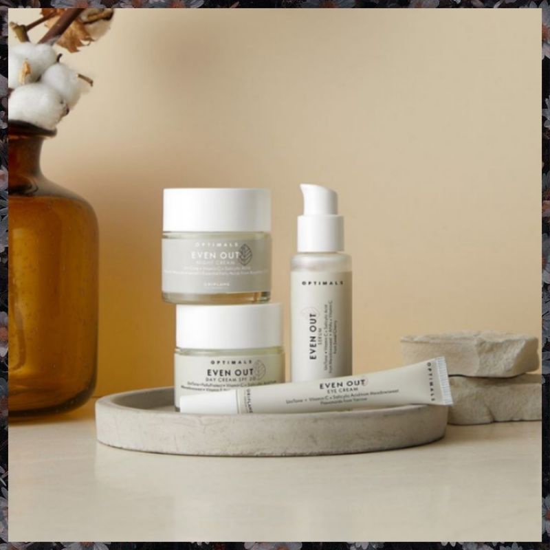 Optimals even out / Optimals Clarifying Creamy Cleanser / Optimals Comforting Facial Toner / Optimal