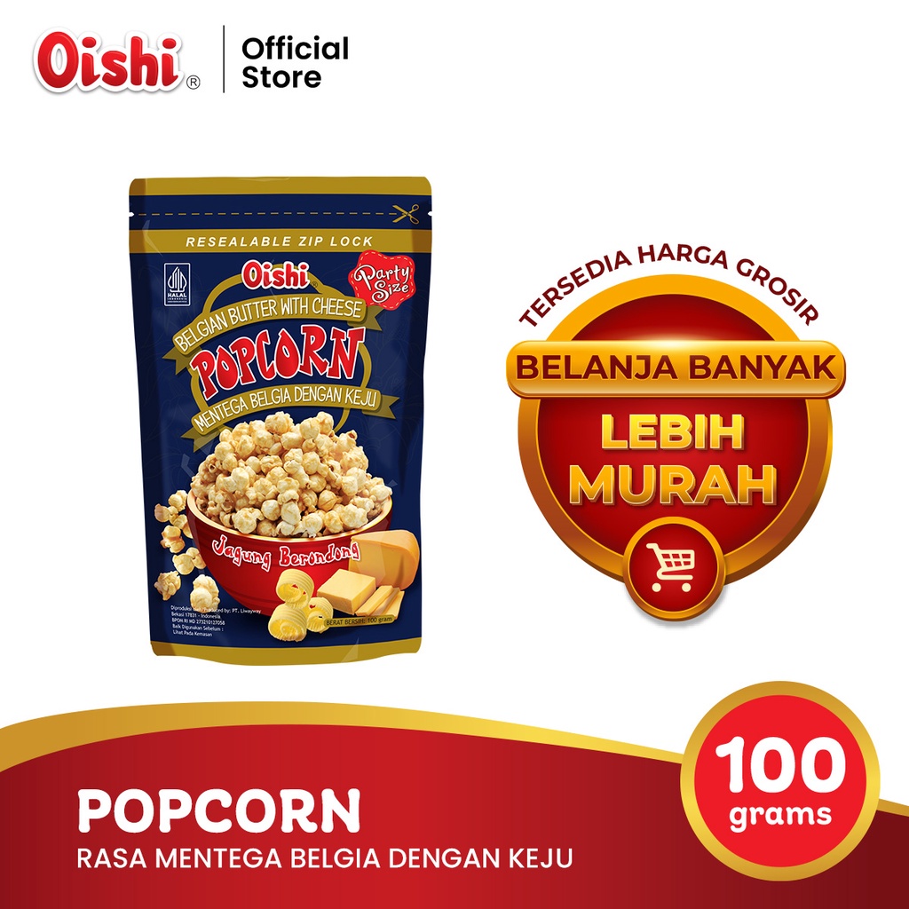 

Popcorn Mentega Belgia dengan Keju