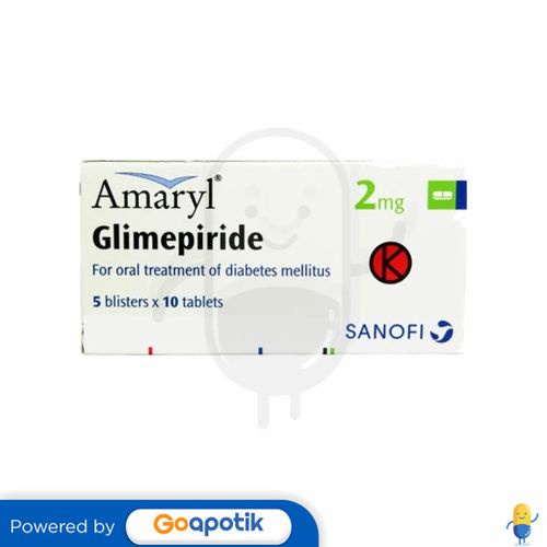 AMARYL 2 MG BOX 50 TABLET