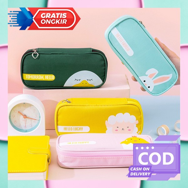 

Tempat Pensil Wadah Pencil Case Cepuk Alat Tulis Anak Double Layer Zipper Lucu Cute 2 Tingkat Tempat Pensil Anak Perempuan Kotak Pensil Aesthetic Korean Style Suumo Kotak Pencil Cute Pencil Case Dual Slot Kapasitas Besar Kotak Pensil Motif Fruit Animal