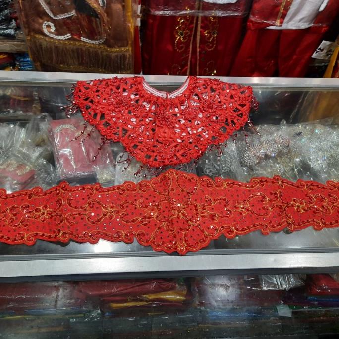 Aksesoris dada dan pinggang # hiasan dada # Kostum Tari # Baju Adat