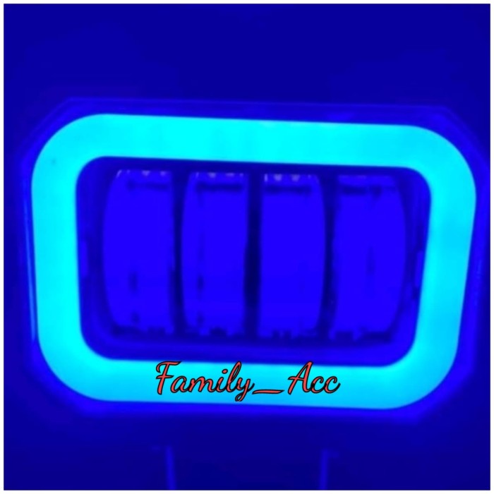 LAMPU TEMBAK SOROT K30 DAYMAKER KOTAK 4 MATA LENSA 6D 80WATT HJG