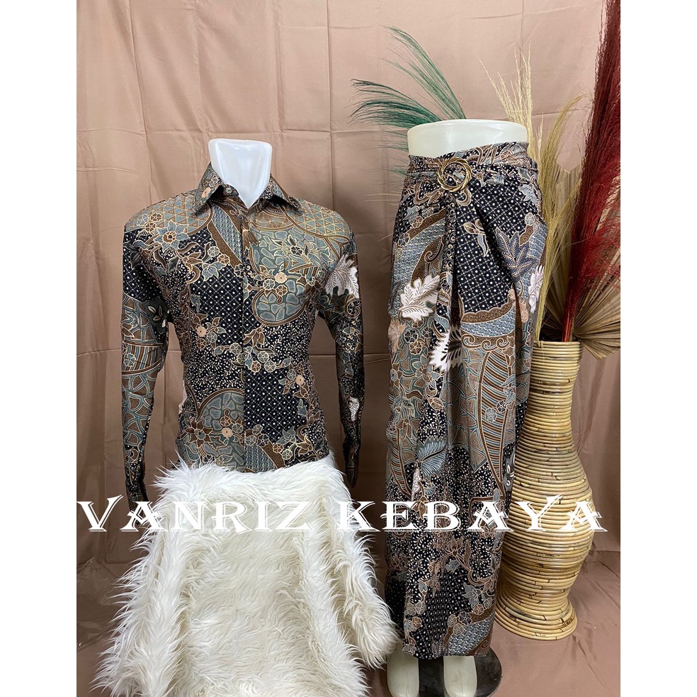 REKOMENDASI|| BATIK COUPLE / BAJU BATIK COUPLE / BATIK SET / BATIK LENGAN PANJANG / BATIK COUPLE ROK