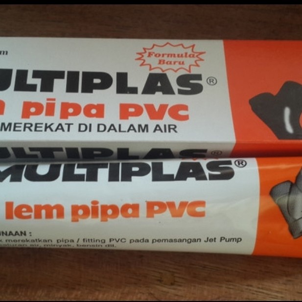 Terlaris Pipe Lem Pipa Paralon Pvc Multiplas 1 Lusin (12 Buah)/ Lem Pralon Air Odol