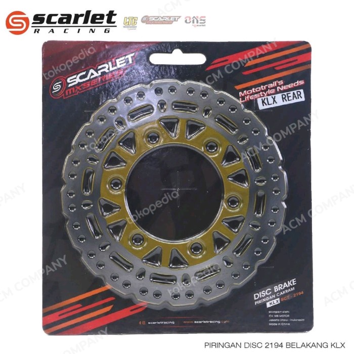 PIRINGAN CAKRAM BELAKANG SCARLET KLX / BF / DTRACKER - UK.220MM