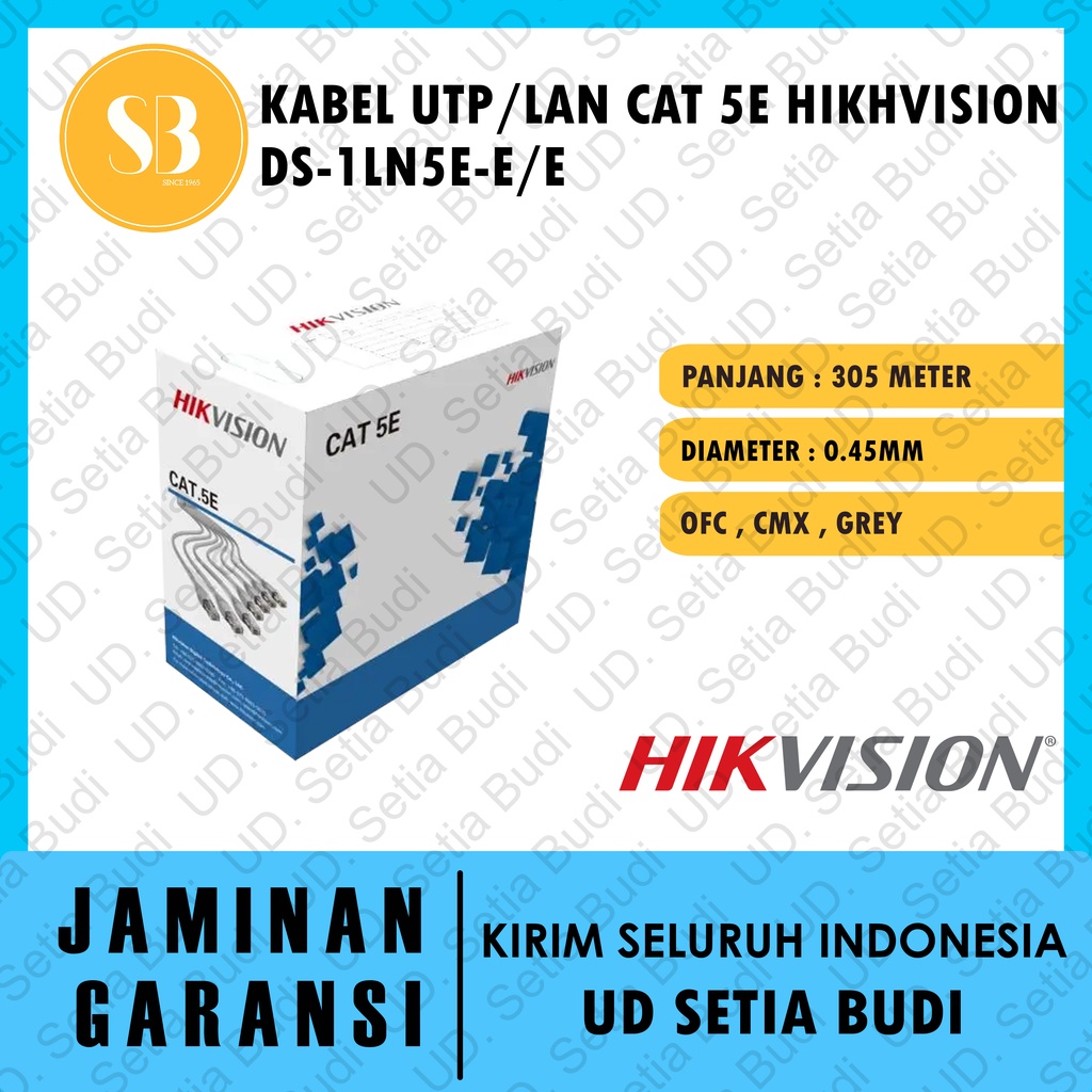 HIKVISION Kabel UTP / LAN Cat 5e DS-1LN5E-E/E