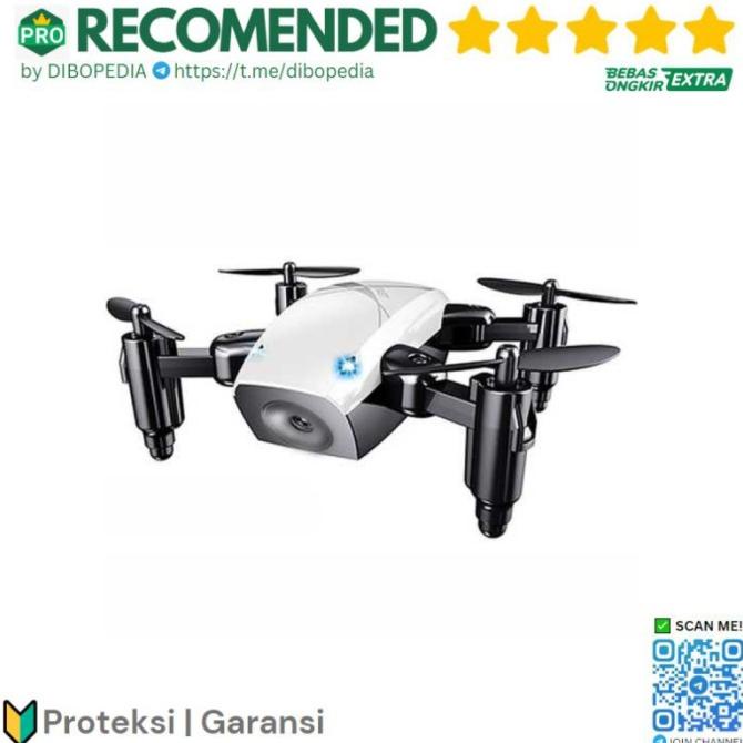 Quadcopter Drone Mini Pocket Foldable - S9 - Putih