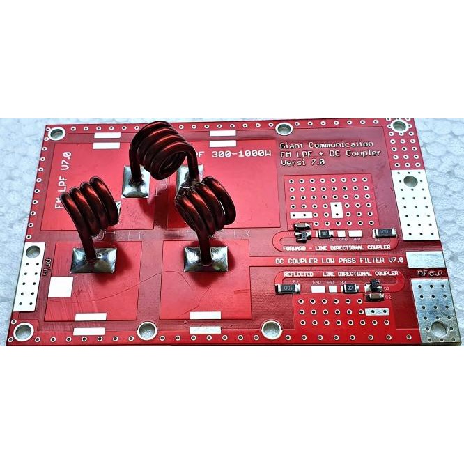 Lpf Low Pass Filter Fm 87.5-108 Mhz + Dc Coupler Fwd Ref 1000W