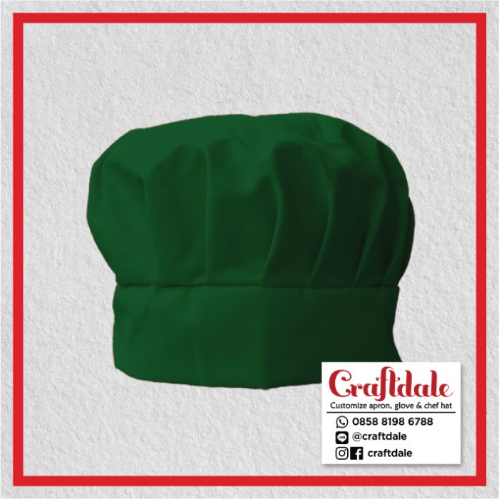 Best Seller Topi Koki - Hijau Tua