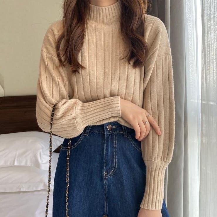 【 Bra Mall 】BJ-074 Baju Rajut Wanita Korean Style Blouse Turtleneck Lengan Balon Halus Tebal Premium Realpict Gamis Setelan Rajut Hijab Outer Pakaian