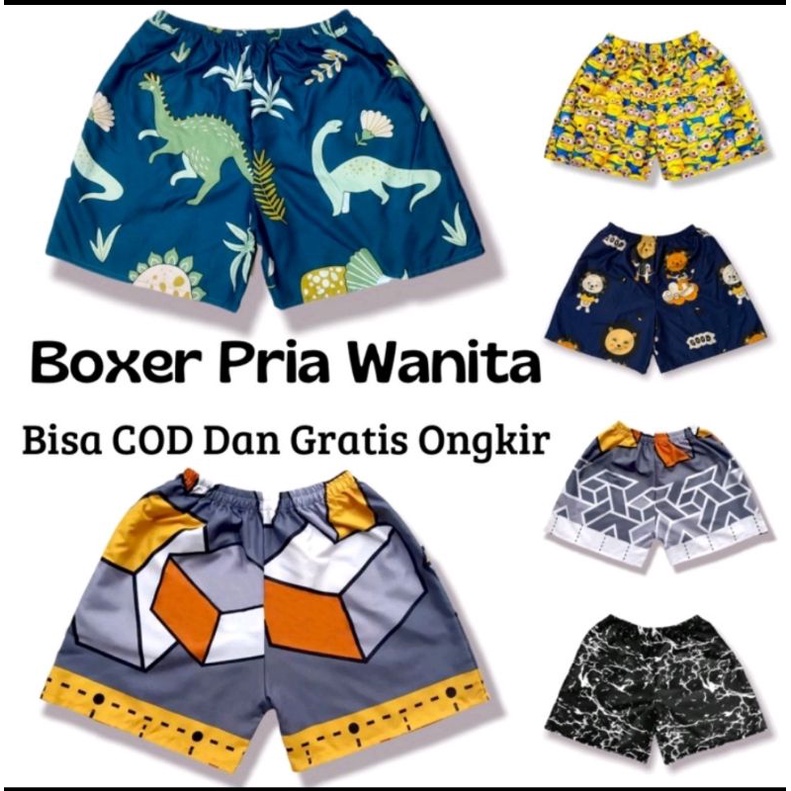 BELI BANYAK MAKIN HEMAT|BOXER AZIZOS MOTIF|BOXER DEWASA KEKINIAN|CELANA BOXER POLOS DAN MOTIF|CELANA BOXER VIRAL