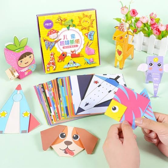 

Terlaris Origami Paper Set With Instruction Book / Animal Kertas Lipat Anak