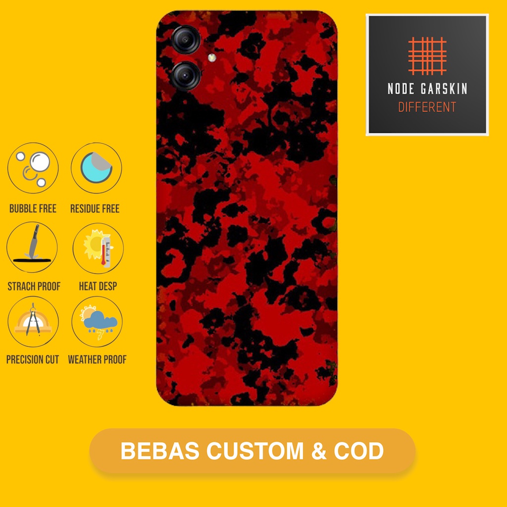 Garskin Skin Vinyl Samsung A04S Fullbody Atau Backonly - Bisa Custom - Seri 12 Case Sticker Protecto