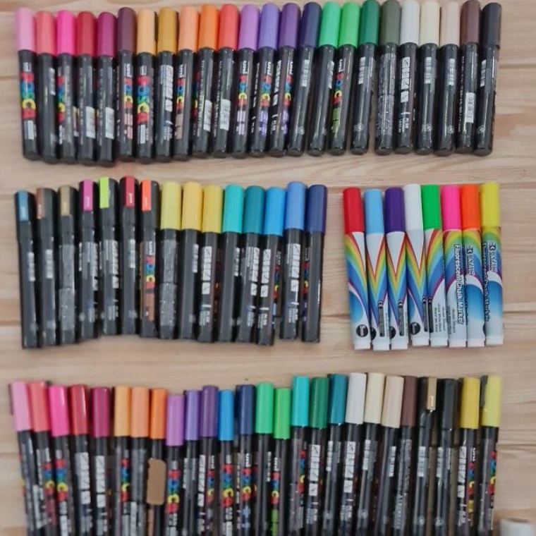 

Diskon✪ HTRBU posca pc3 26warna & PC 1 6warna W63 Produk Keren