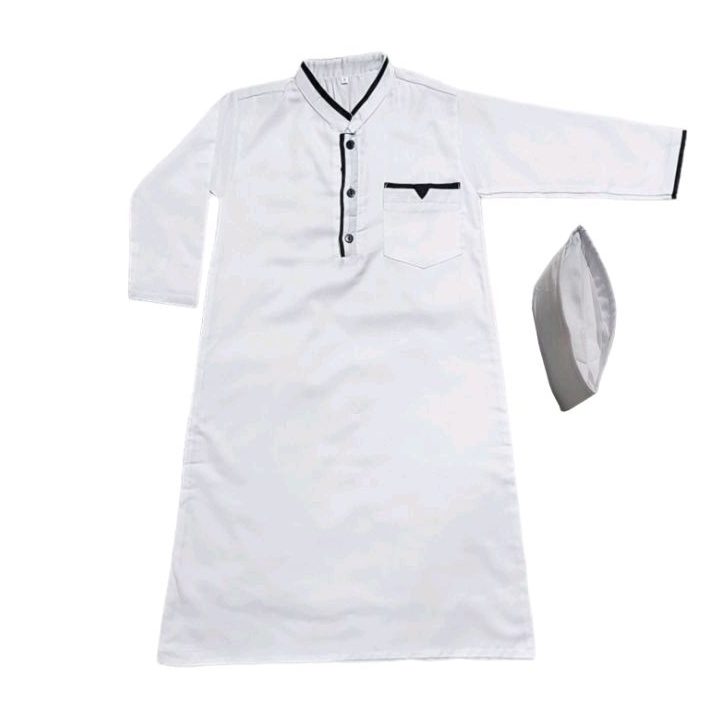 jubah anak laki laki/gamis anak laki laki putih