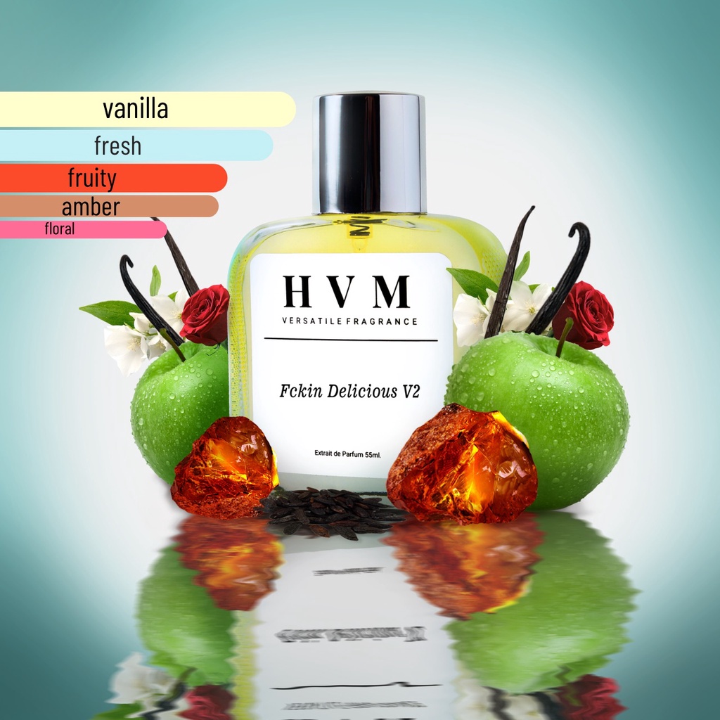Parfum Unisex HVM DELICIOUS Series Extrait de Perfume Parfum Tahan Lama Parfum Pria Parfum Wanita