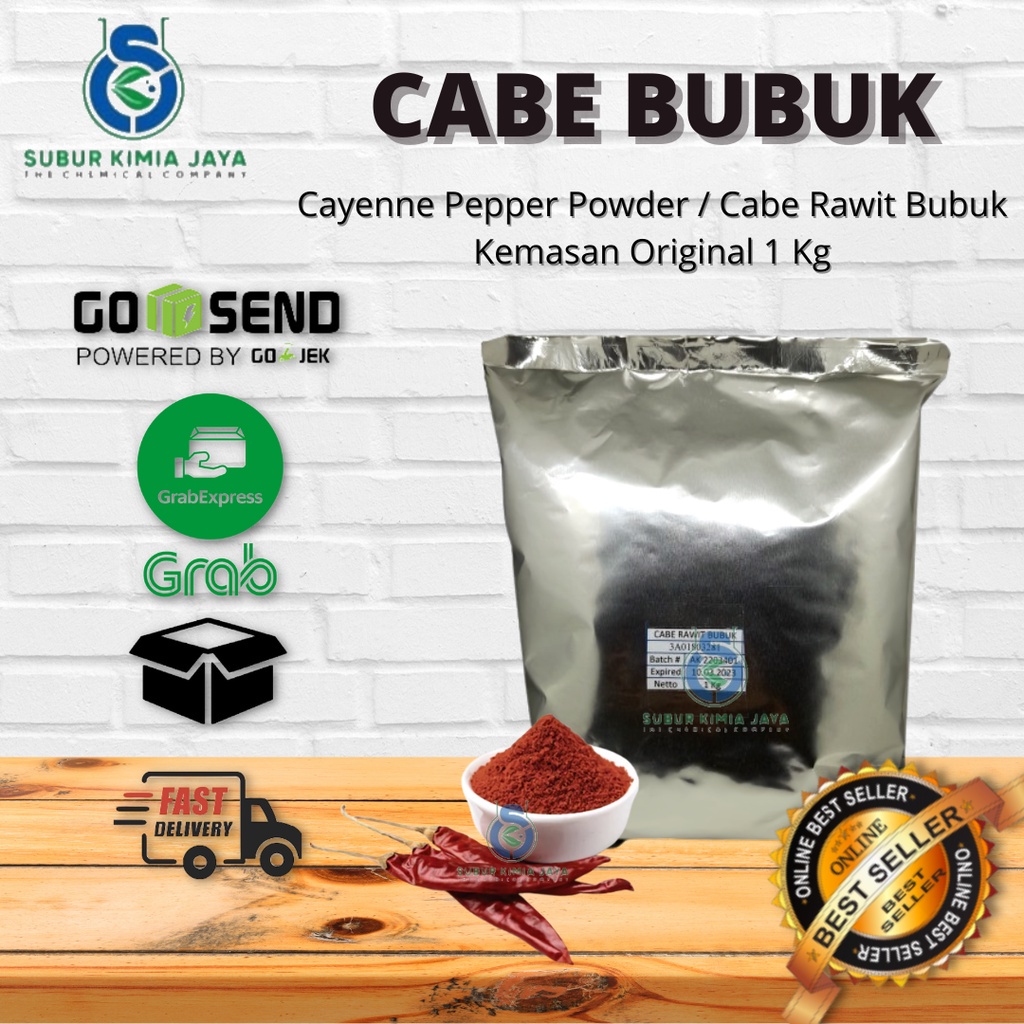 

Cabe Rawit Bubuk / Cayenne Pepper Powder 1 kg