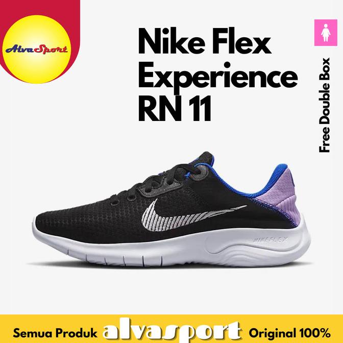 Sepatu Running Original Nike Flex Experience Run 11 DD9283-006 Black W