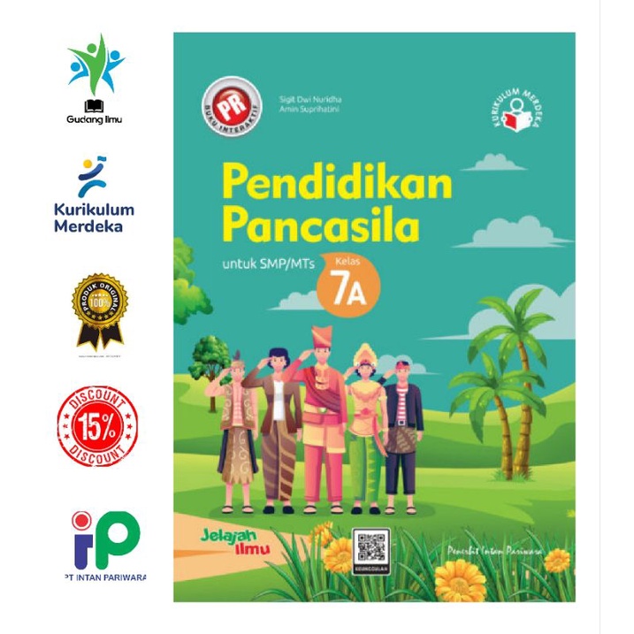 Buku Pr/Lks Bahasa Inggris Kurmer SMP/MTS Kelas 7/VII Semester 1 Intan pariwara Tahun 2023