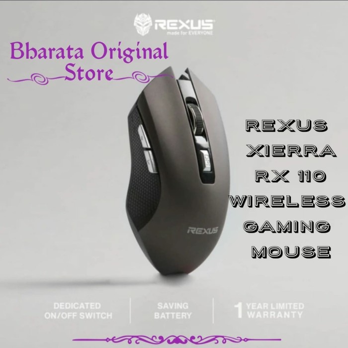 Rexus RX110 Wireless Gaming Mouse Xierra RX 110
