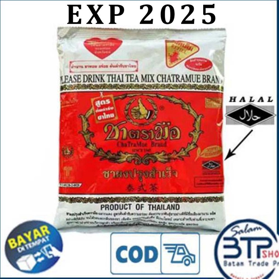 

✨ 7.7 BTP THAI TEA MIX CHATRAMUE BRAND 400grams