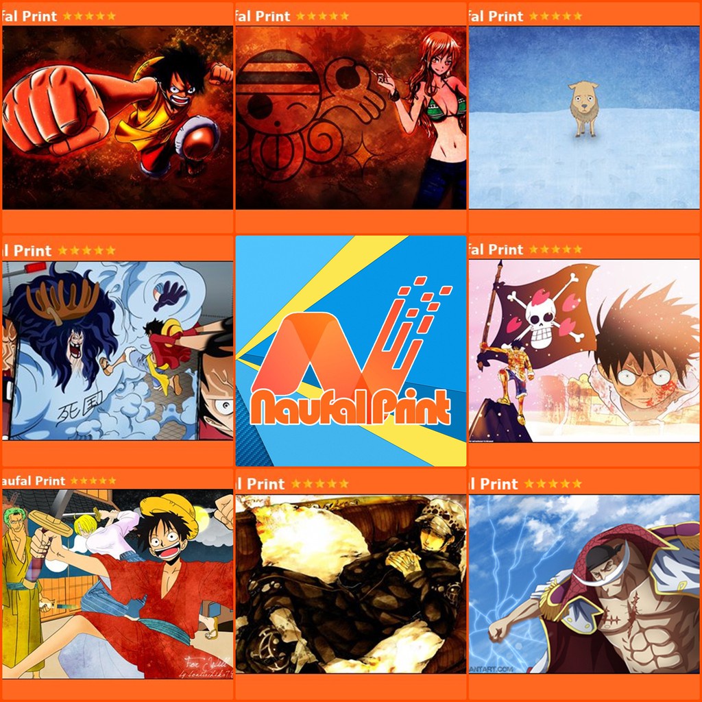Sticker | Poster A3 & A4 | one piece | anime | mugiwara | manga | luffy | nami | monkey d | wanted |