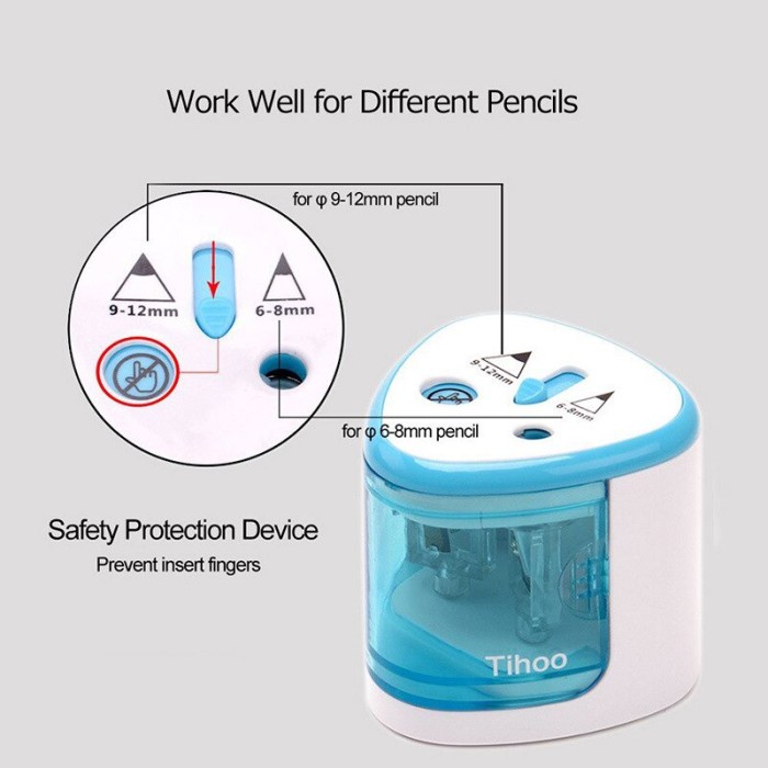 

Rautan Tenwin Tihoo Pencil Sharpener Electric Automatic Metal Kaluna