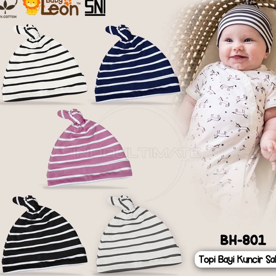 Ready Stok BABY LEON Topi Bayi Newborn Topi Anak Bayi Baru Lahir BH-801 Topi Bayi Laki Laki Perempua
