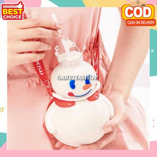 Botol Mixue Snow King 700Ml Botol Minum Mixue Tumbler Tempat Minum Limited Edition 700Ml Tumblr Tumb