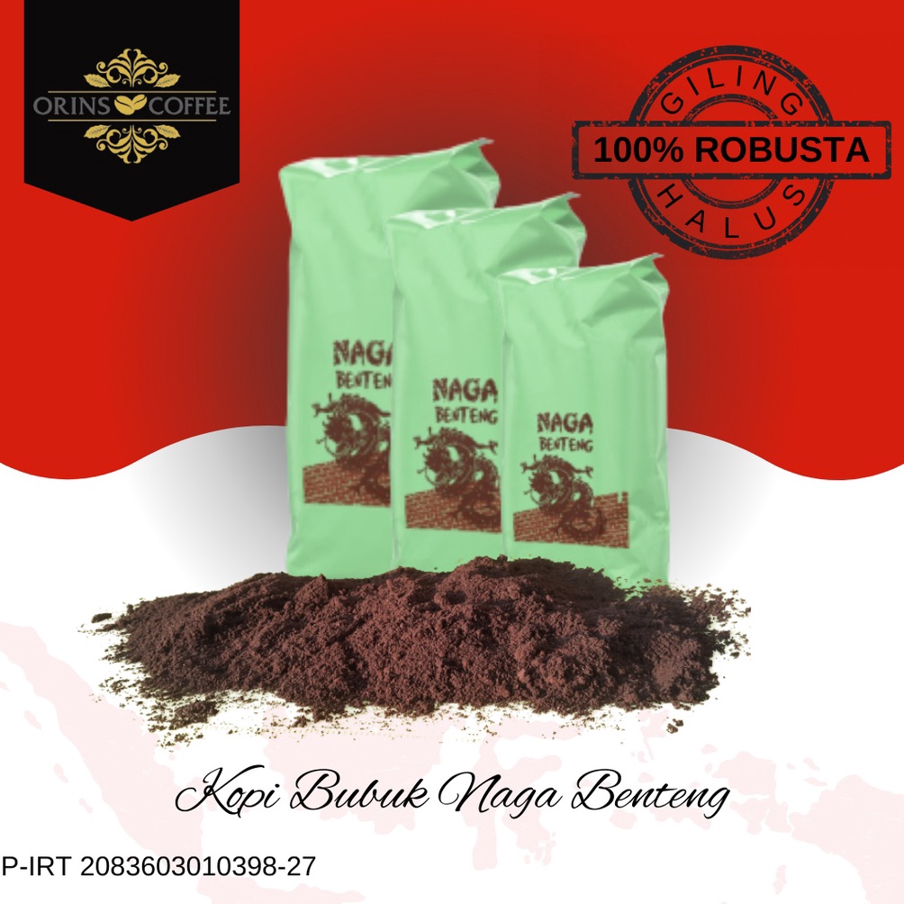 

HOT N85 OrinsCoffee Kopi Bubuk Naga Benteng 100gr は