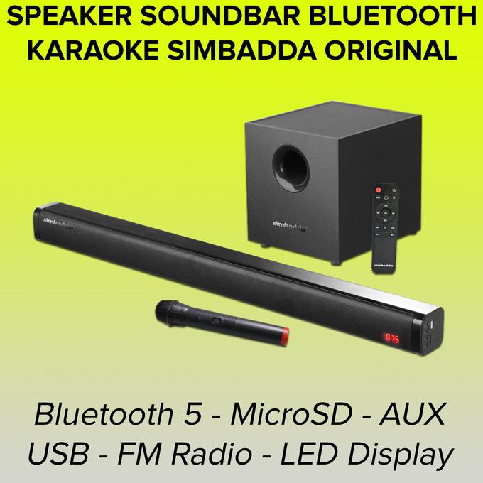 Speaker Aktif Sound Bar Bluetooth Simbada Bloototh Sounbar Tv Sepiker Kulitkuacistore