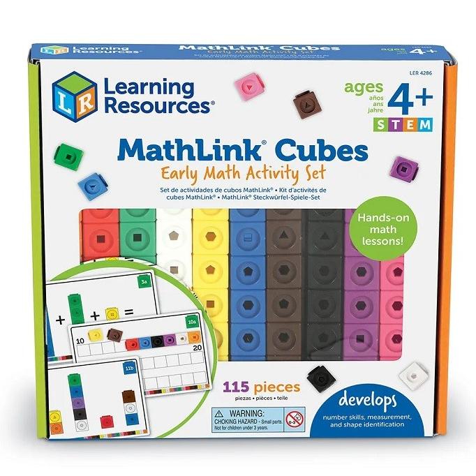 Learning Resources MathLink Cubes Early Math Activity Set