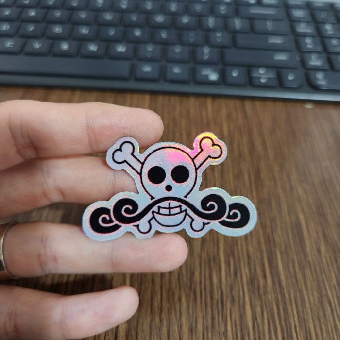 

Sticker Hologram Anime - PSH1794 - One Piece - Logo Roger