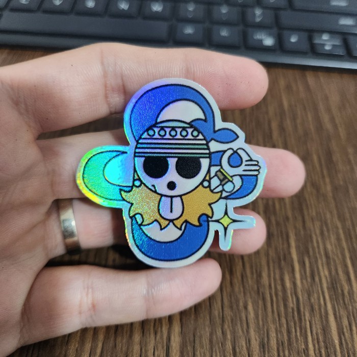

Sticker Hologram Anime - PSH1783 - One Piece - Logo Nami