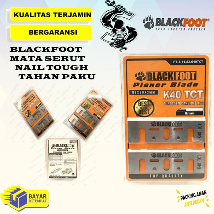 Terlaris Blackfoot Mata Ketam Tangan 3" Tct K40 Pisau Mesin Planer Serut K 40