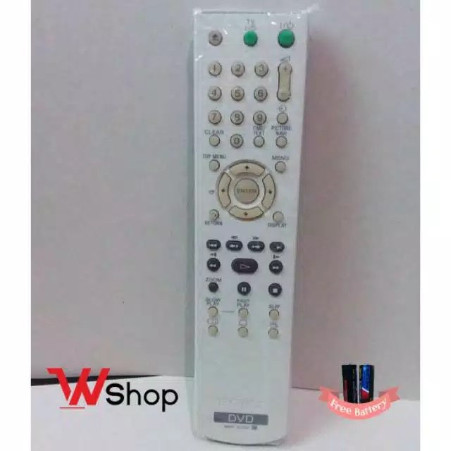 Remot Dvd Player Sony Putih