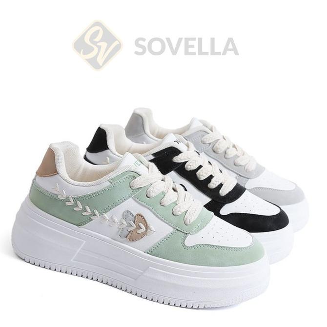 SOVELLA Havana Sepatu Sneakers Tali Wanita Import