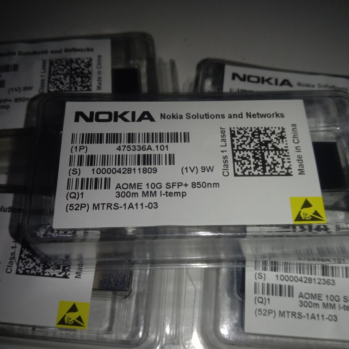 NOKIA 10G SFP+ 850nm 300m MM