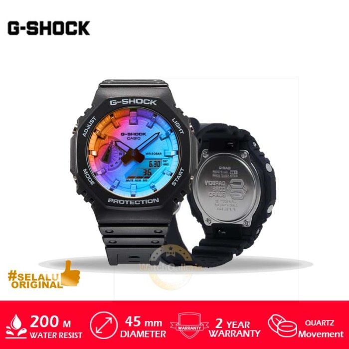 FLASH SALE CASIO G-SHOCK GA-2100SR-1A/GA-2100SR-1A/GA-2100SR ORIGINAL MURAH TERBARU