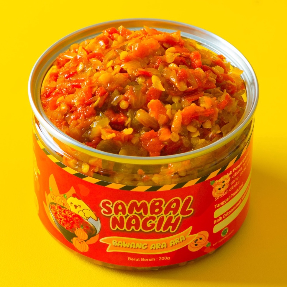 

STOCK TERBATAS V92 Sambal Nagih - Sambal Geprek Bawang Toples ソ