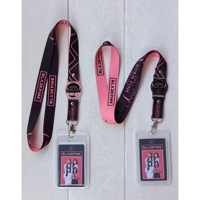 

Lanyard Fashion Blackpink Printing - Paket Limited Exclusive Born Pink