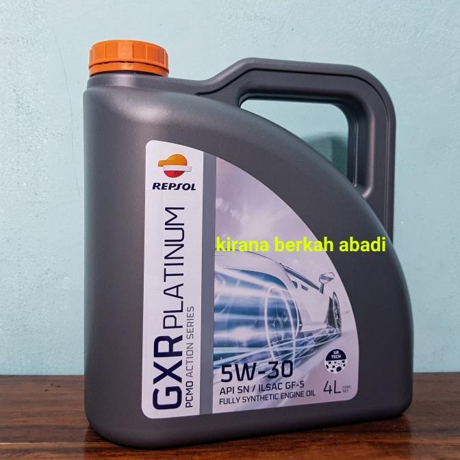 REPSOL 5W30 GXR PLATINUM KEMASAN 4 LITER