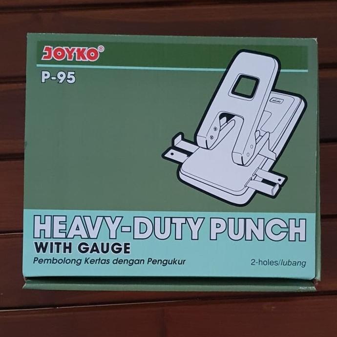 

Heavy Duty Punch / Pembolong Kertas Besar 2 Lubang P95 Joyko