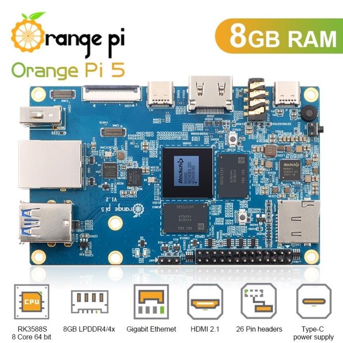Orange Pi 5 - 8GB RAM