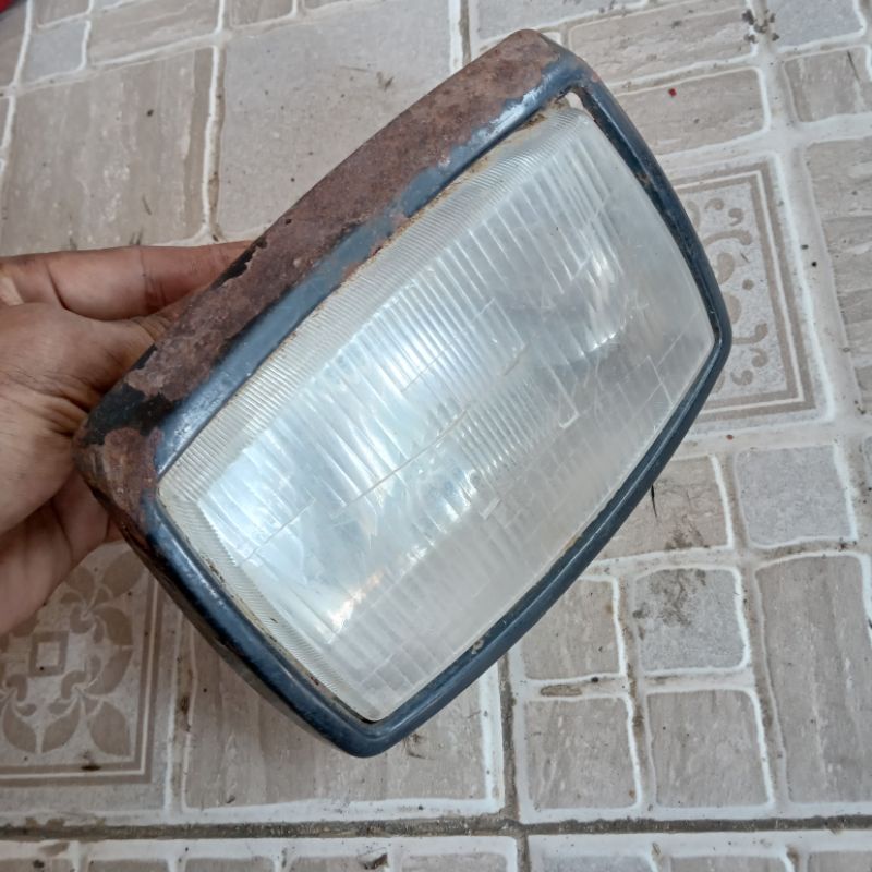 reflektor lampu depan suzuki rc100 rc bravo ori