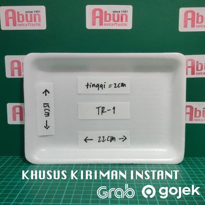 

Terlaris Tray Styrofoam Tr-1 Isi 250Pcs