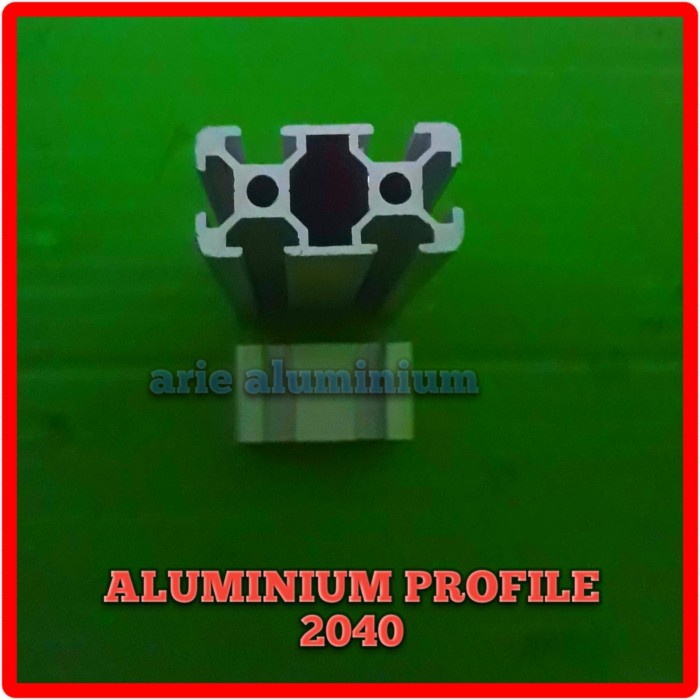 Termurah Aluminium Profile 2040 T Slot, P= / 125 Cm